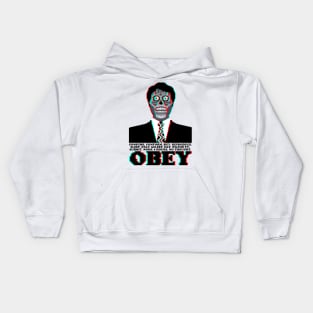 They Live OBEY 3D Pixel Kids Hoodie